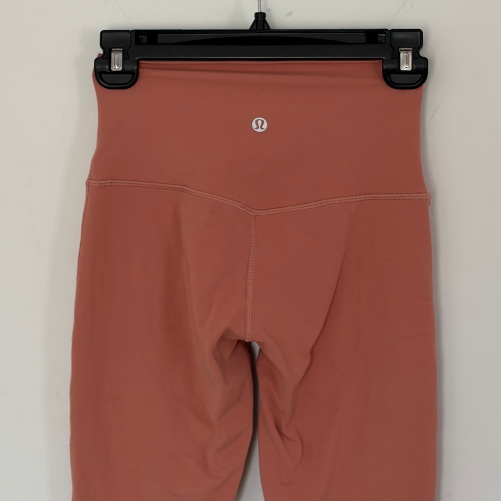 NWOT Lululemon Align High-Rise Leggings 25" briar rose salmon peachy pink size 4 - Picture 8 of 9